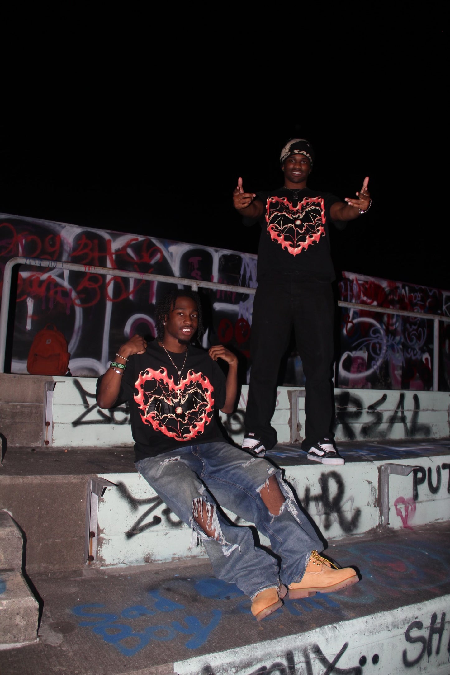 Alternative/Opium Heart-Bat Shirts